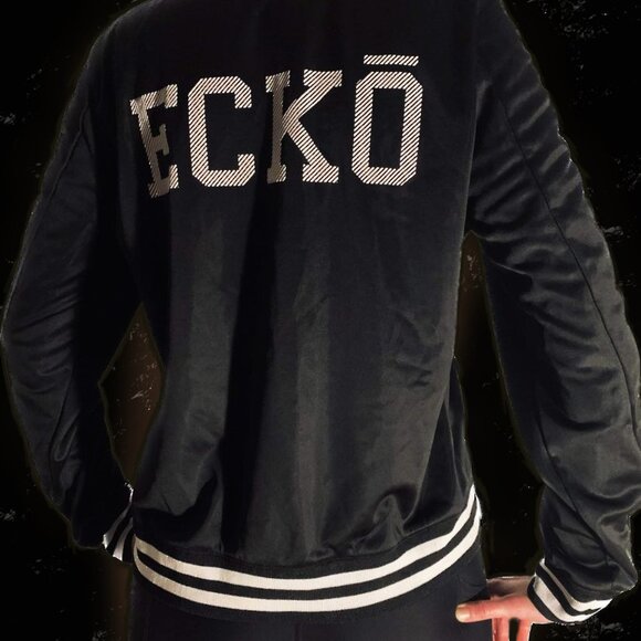 RARE Vintage Y2K Ecko Red Track Jacket | Taping Logo Streetwear Hip-Hop | Size M - Picture 2 of 9